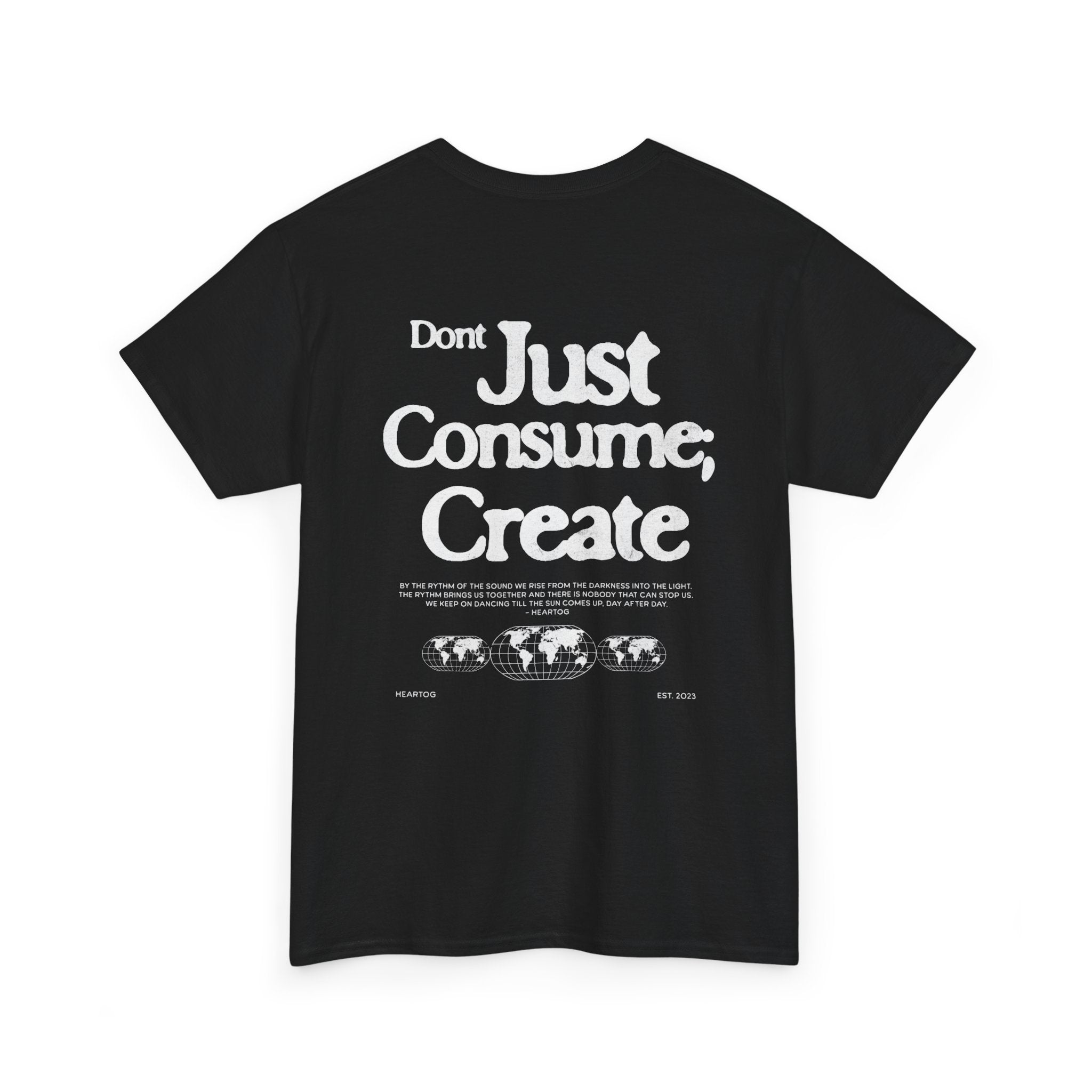 Don't Just Consume; Create Tee (White)