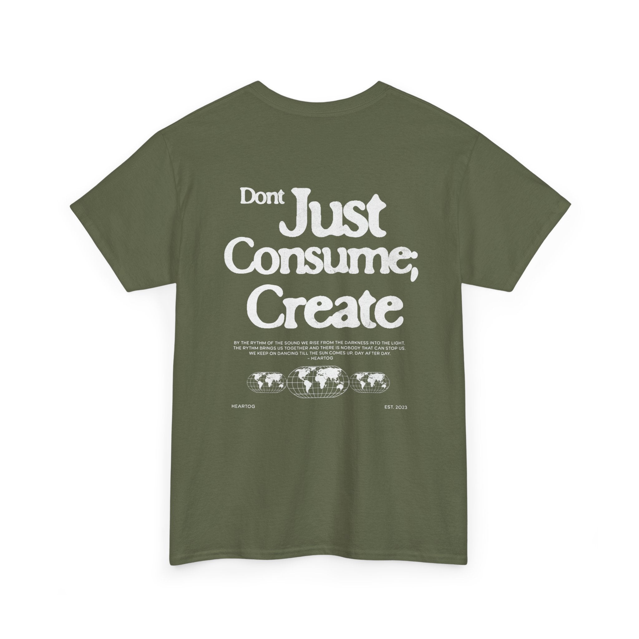 Don't Just Consume; Create Tee (White)