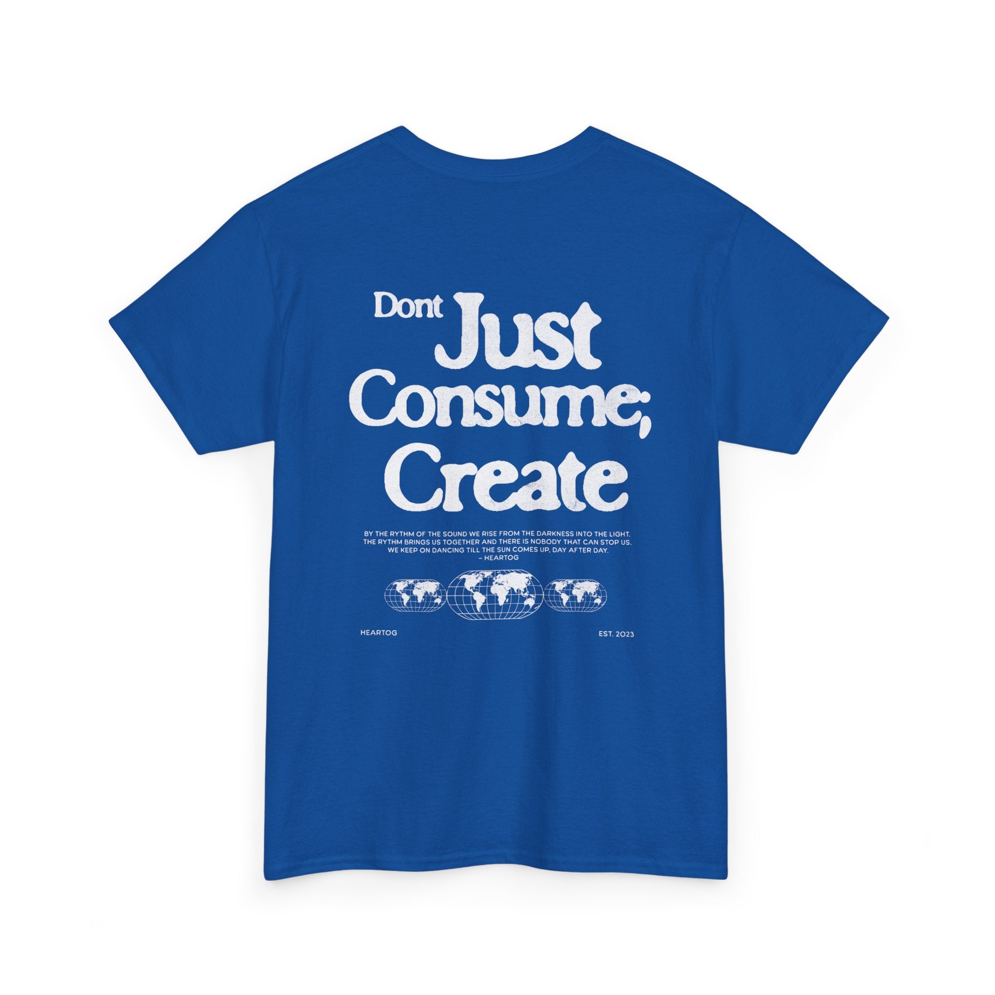 Don't Just Consume; Create Tee (White)