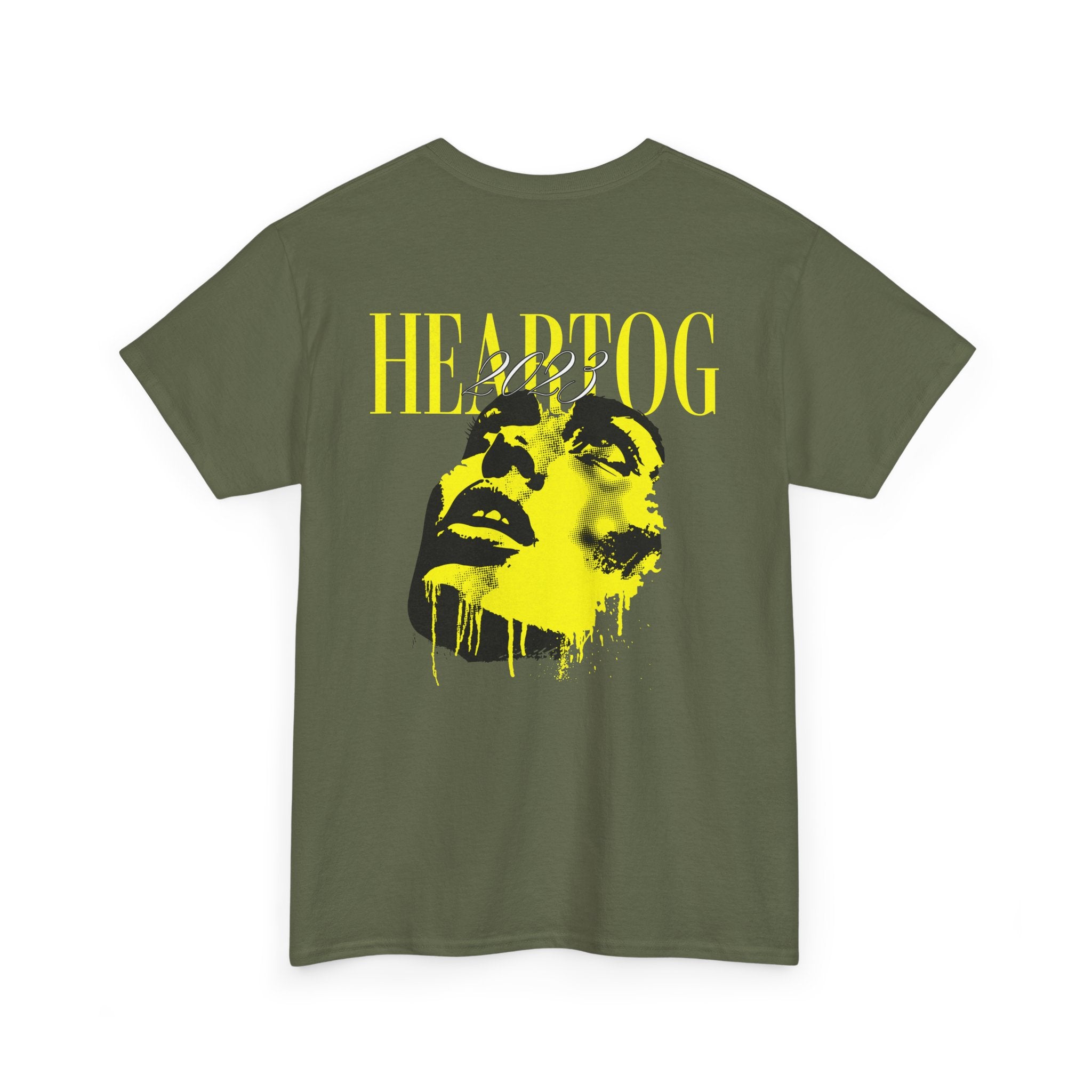 Dripping Face Tee (Yellow)