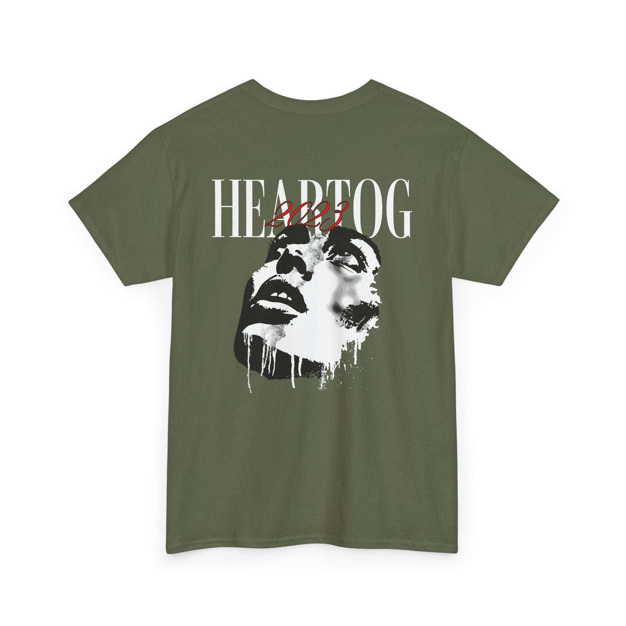 Dripping Face Tee (White)