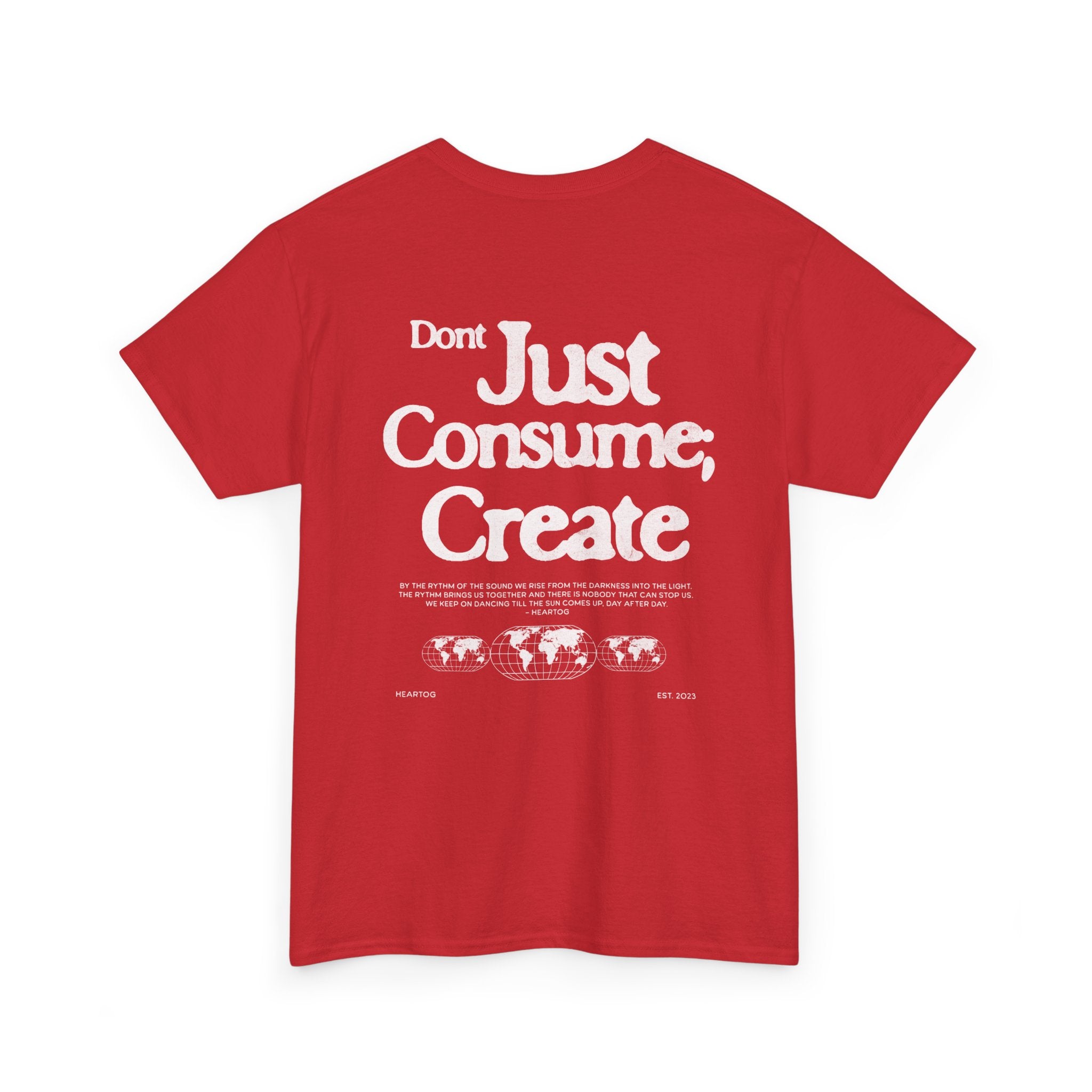 Don't Just Consume; Create Tee (White)