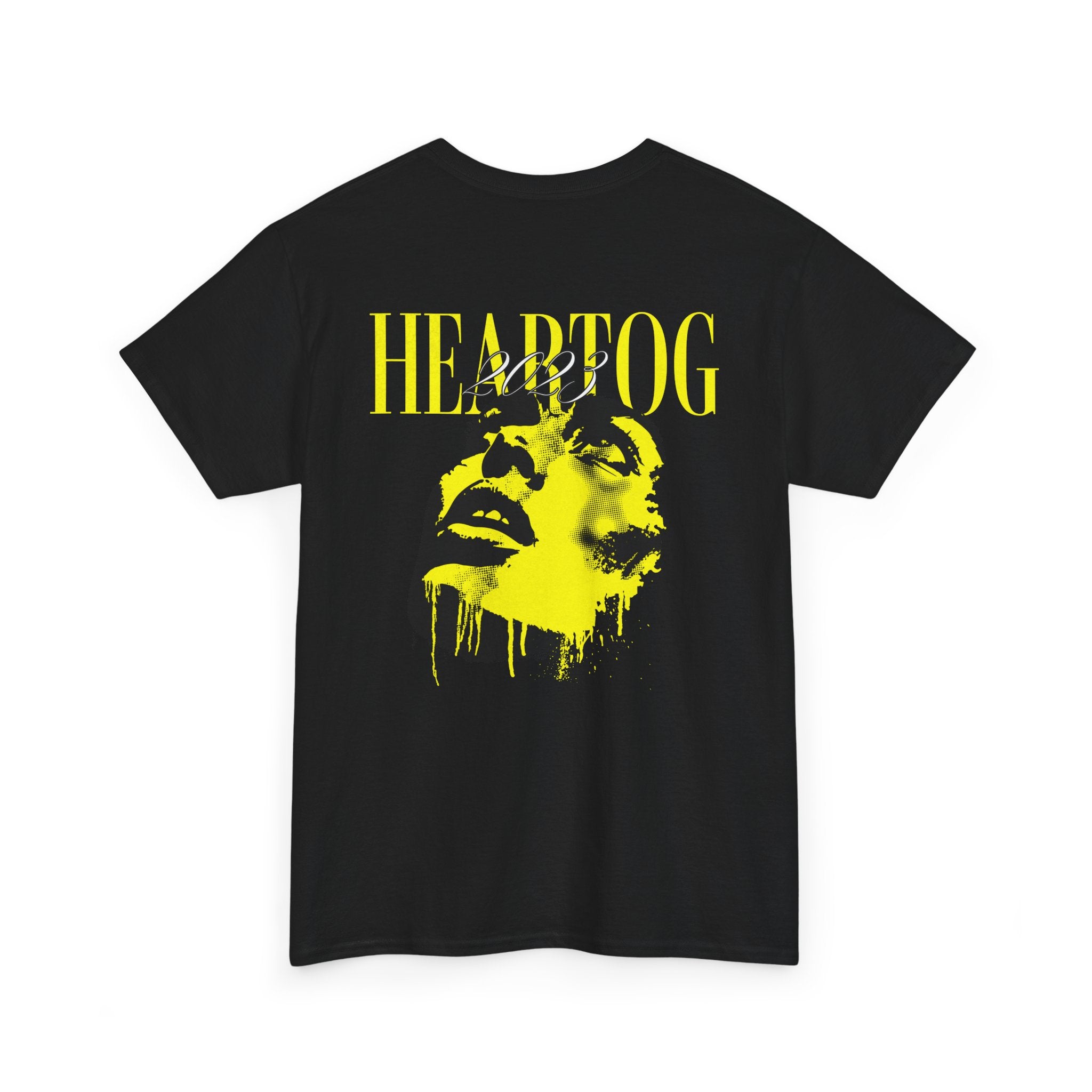 Dripping Face Tee (Yellow)